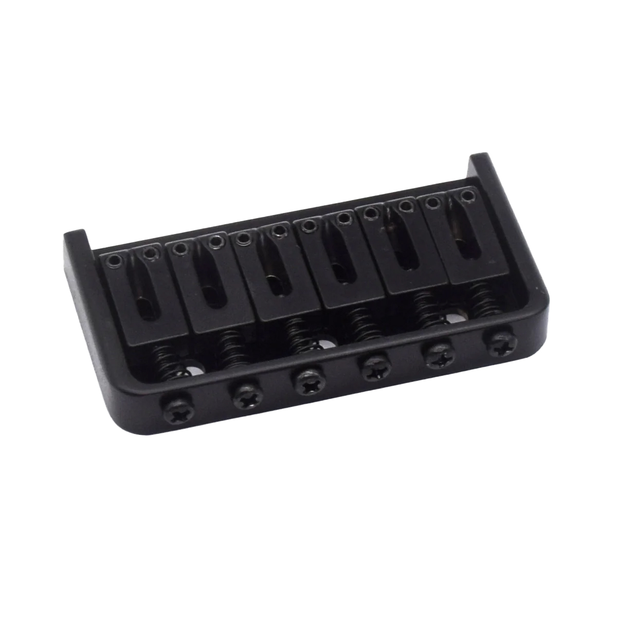 PUENTE AXLABS 6-STRING HARDTAIL BRIDGE-STRING-THROUGH-BODY FIJO — SATIN BLACK