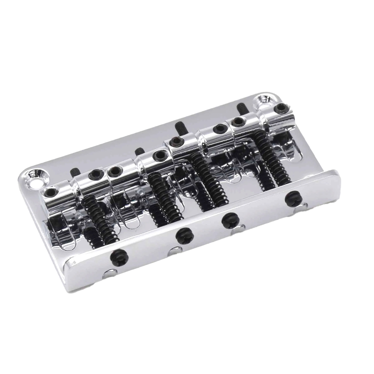 PUENTE AXLABS VINTAGE-STYLE BASS BRIDGE 4 SCREW 4 CUERDAS — CHROME