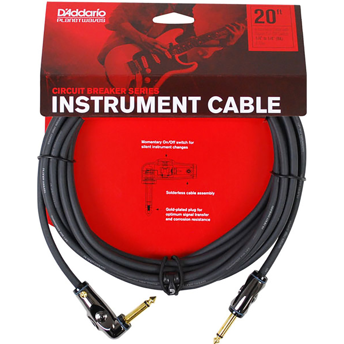 CABLE PLANET WAVE P/INST. PW-AGRA-20