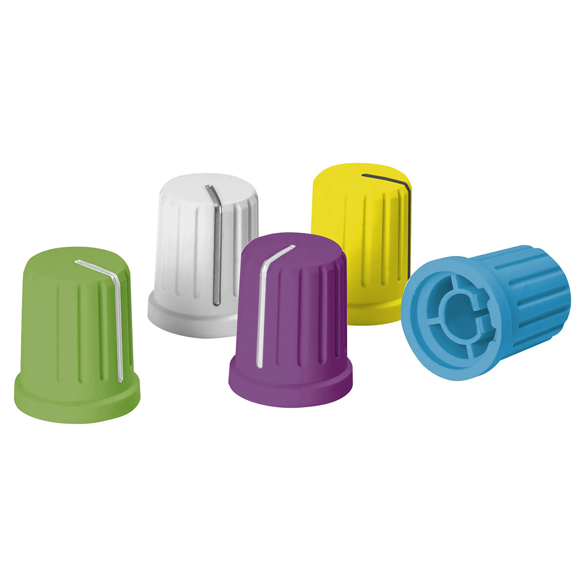 TAPAS RELOOP P/PERILLA MOD. KNOB CAP SET — AZUL