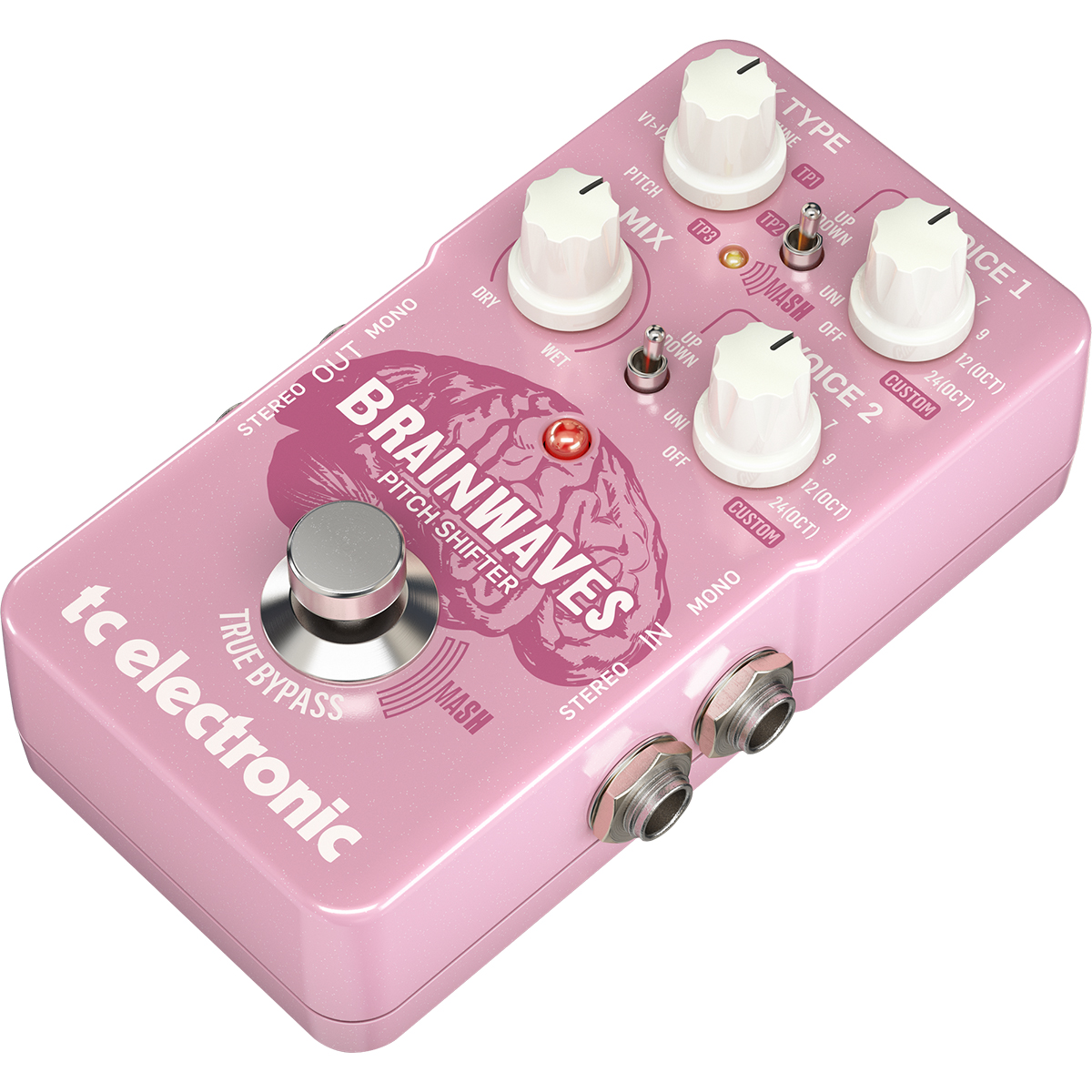 PEDAL T.C. P/GUITARRA BRAINWAVES PITCH SHIFTER