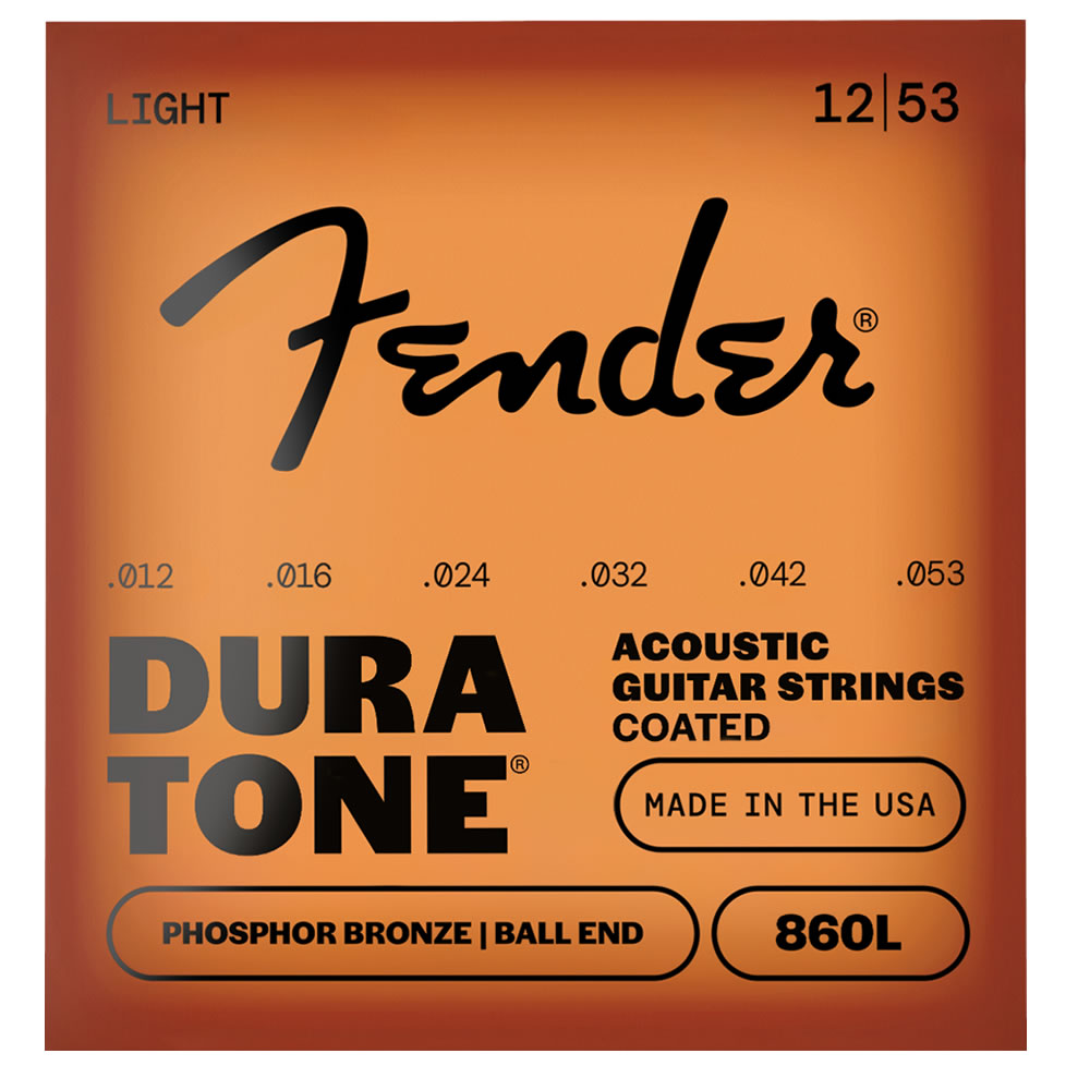 Encordado Guitarra Acústica Duratone 860XL Fender