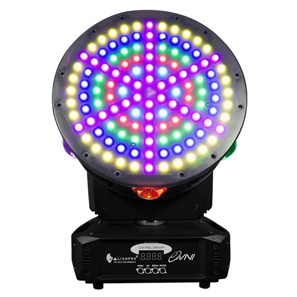 Cabeza Móvil 120W Rotación Infinita Beam 6 LEDS 15W Alien Pro OVNI