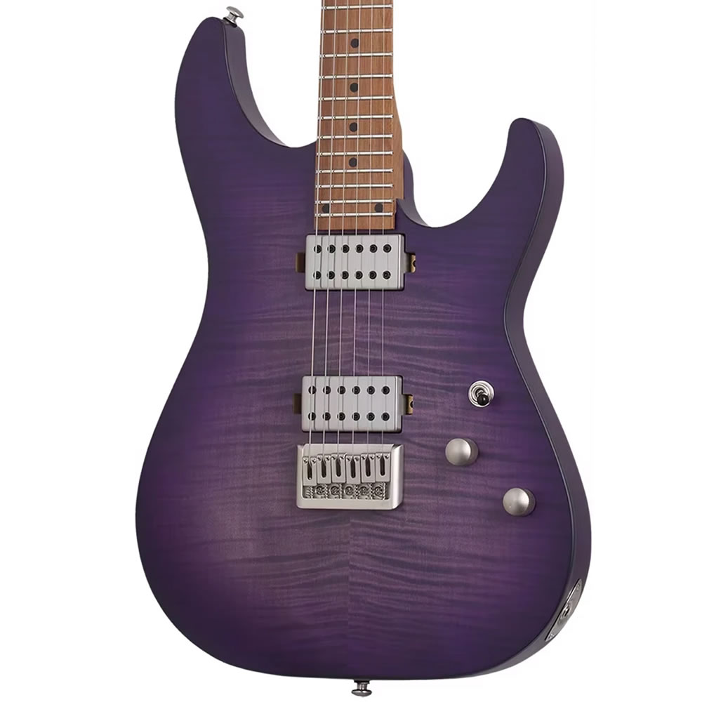 GUITARRA SCHECTER ELECT MOD. C-1 STANDARD PLUS — MORADO TRANSPARENTE SOMBREADO